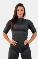 Футболка Nebbia Python SnakeSkin Mid Sleeve T-shirt 416 black в Москве  в Москве 