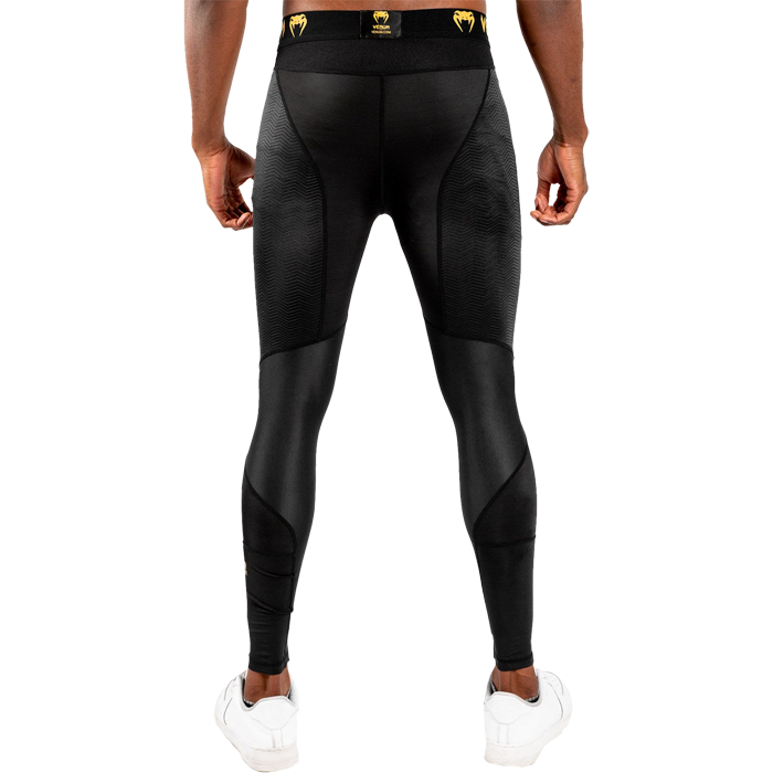 Компрессионные штаны Venum G-Fit Compression Tights - Black/Gold ven03727-126 в Москве  в Москве 