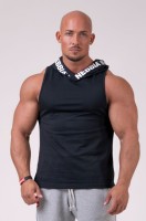 Майка Nebbia c капюшоном Hooded Singlet 173 black в Москве  в Москве 