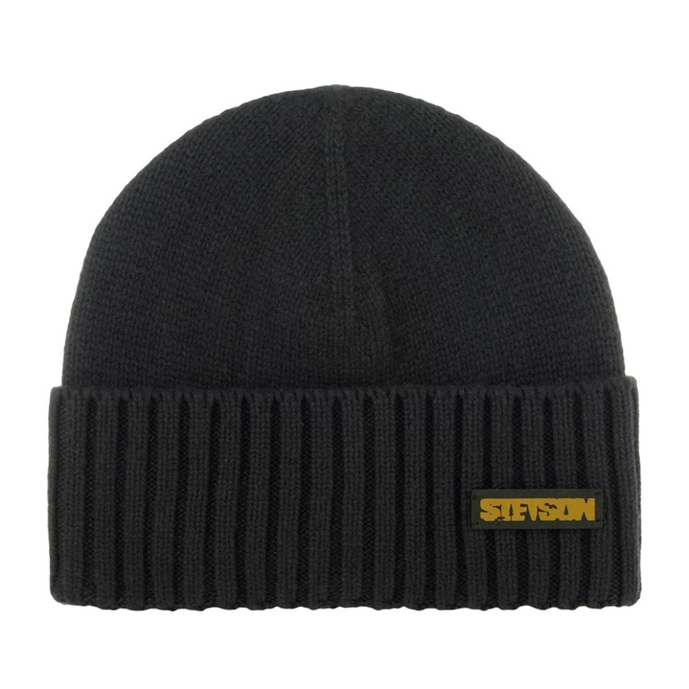 Шапка STETSON 8599215 BEANIE WOOL/CASHMERE (темно-серый) 02-803-05-00 в Москве  в Москве 