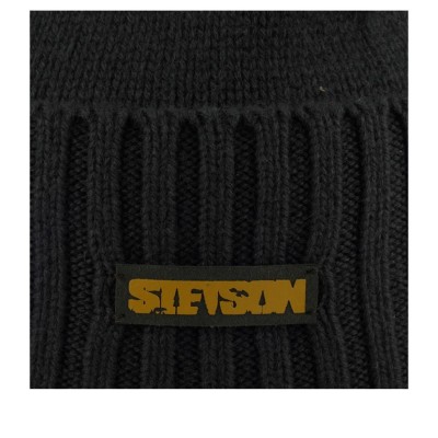 Шапка STETSON 8599215 BEANIE WOOL/CASHMERE (темно-серый) 02-803-05-00