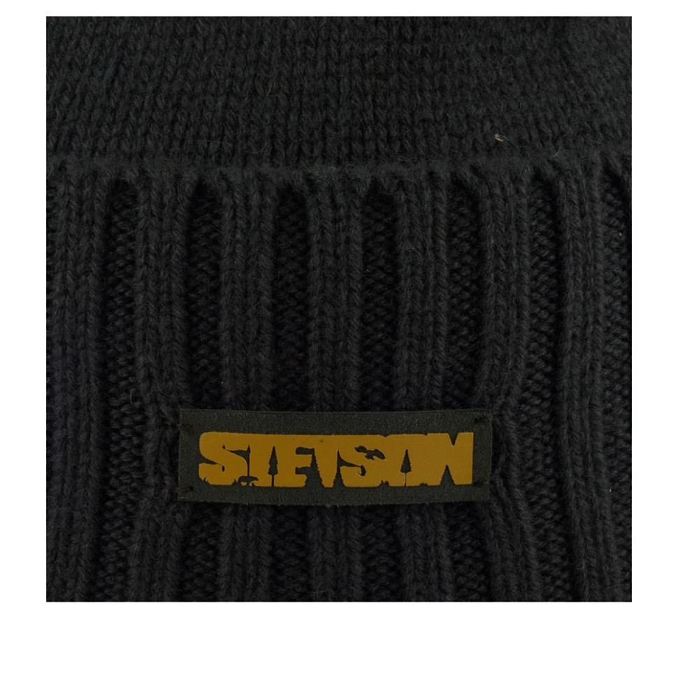 Шапка STETSON 8599215 BEANIE WOOL/CASHMERE (темно-серый) 02-803-05-00 в Москве  в Москве 