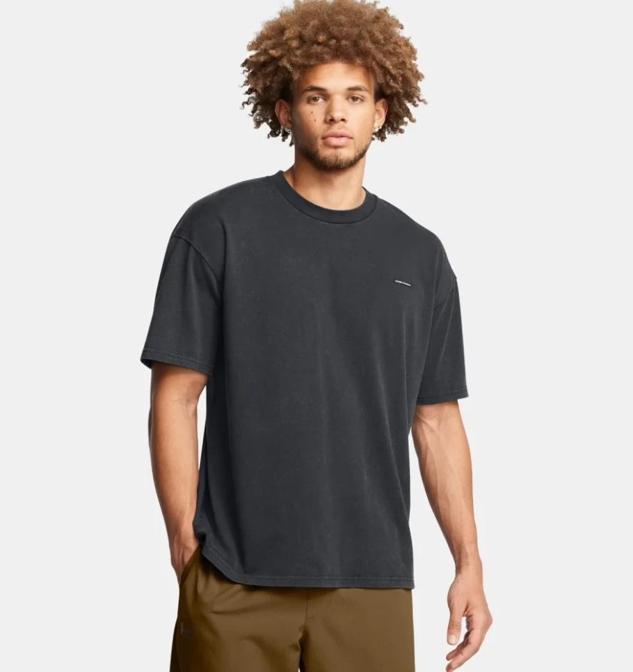 Футболка Under Armour UA M HW OS LOGO WASH SS 1389147-001 в Москве  в Москве 