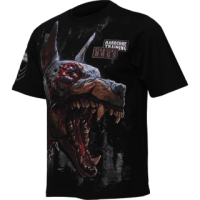 Футболка Hardcore Training Fighting Dogs Black Oversized Fit hctshirt0449 в Москве  в Москве 