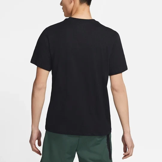 Футболка Nike NSW Swoosh T-Shirt Sports Training Workout DC5095-010 в Москве  в Москве 