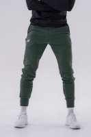 Брюки Nebbia Slim sweatpants with side pockets “Reset” 321 D.green в Москве  в Москве 
