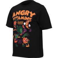 Футболка Hardcore Training Angry Vitamins Black Oversized Fit 3.0 hctshirt0472 в Москве  в Москве 