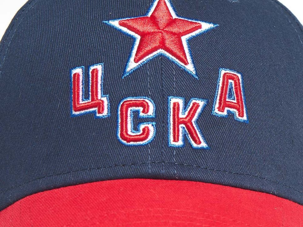 Бейсболка ATRIBUTIKA & CLUB ХК ЦСКА, син.-красн. 94076 в Москве  в Москве 