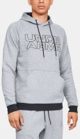 Толстовка Under Armour Baseline Fleece P/O Hoody Steel Light Heather / Black / Black 1317447-035 в Москве  в Москве 