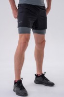 Шорты Nebbia Double-Layer Shorts with Smart Pockets 318 Grey в Москве  в Москве 