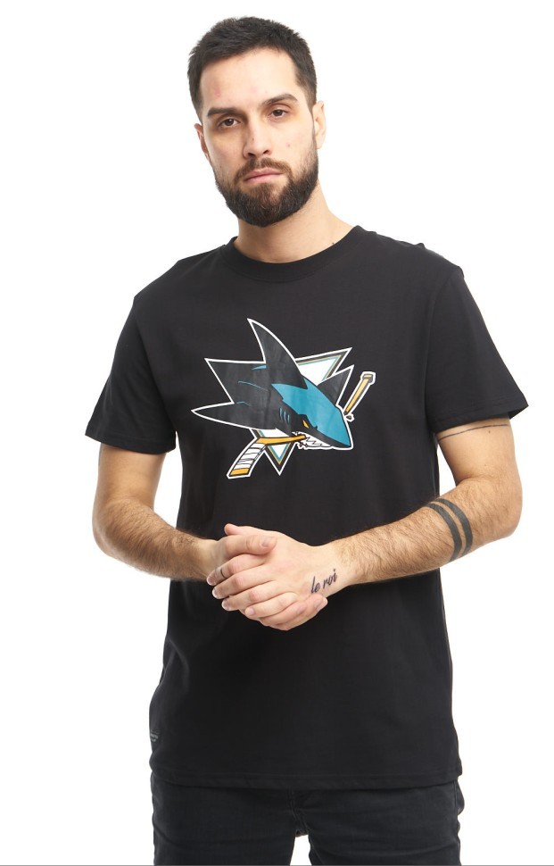 Футболка ATRIBUTIKA&CLUB San Jose Sharks, черн. 30980 в Москве  в Москве 