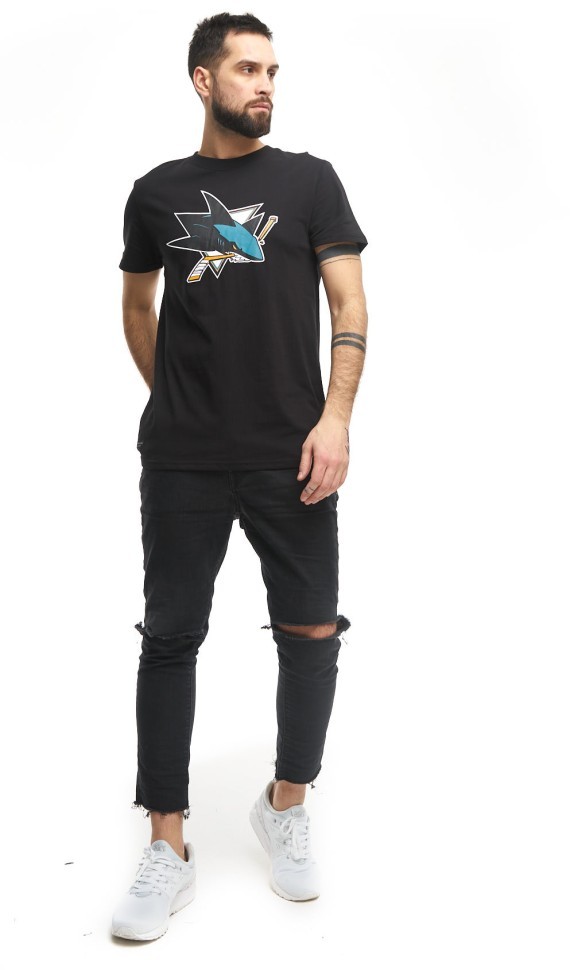 Футболка ATRIBUTIKA&CLUB San Jose Sharks, черн. 30980 в Москве  в Москве 