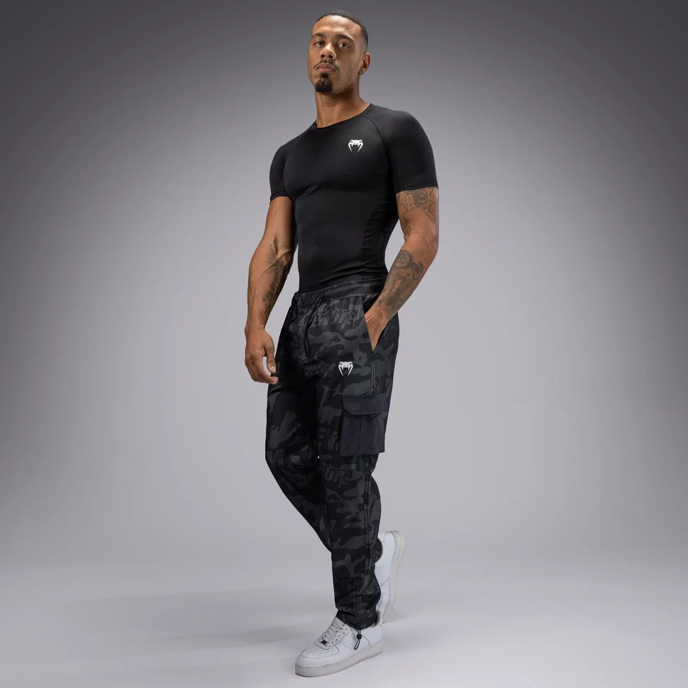 Брюки спортивные Venum Trooper Men's Tracksuit Pants - Black/Charcoal Ven05356-577 в Москве в Москве