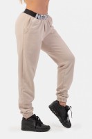 Брюки Nebbia Iconic Mid-Waist Sweatpants with elastic “N” waistband 408  Cream в Москве  в Москве 