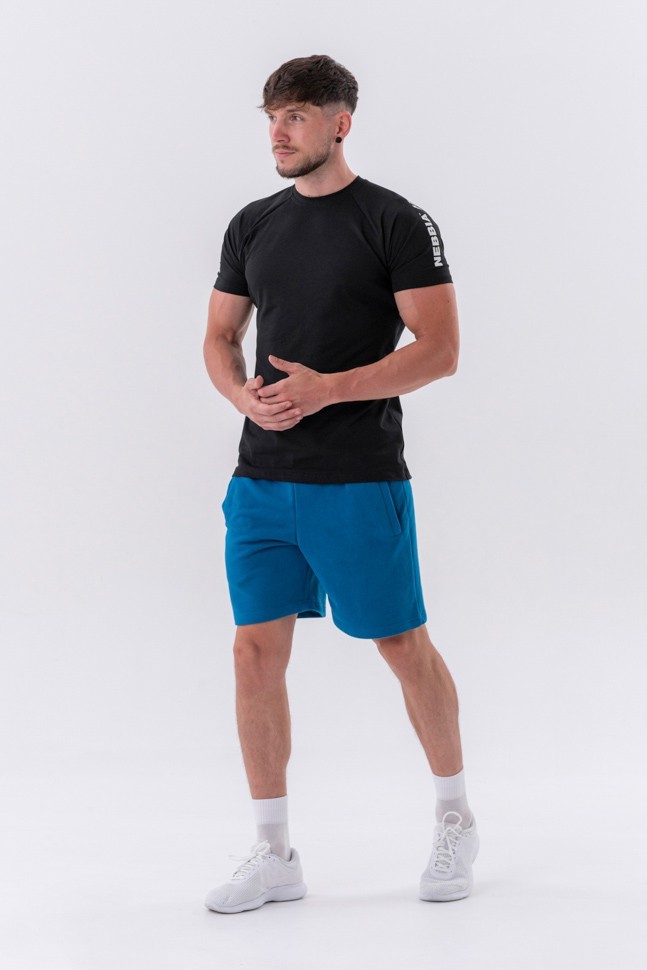 Футболка Nebbia Sporty Fit T-shirt “Essentials” 326 Black в Москве  в Москве 