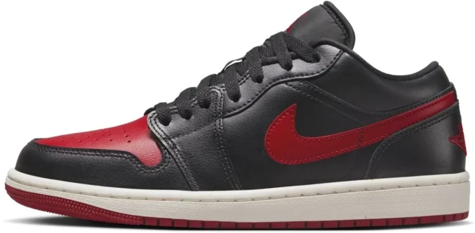 Кроссовки Nike Air Jordan 1 Low Bred Sail DC0774-061 в Москве  в Москве 