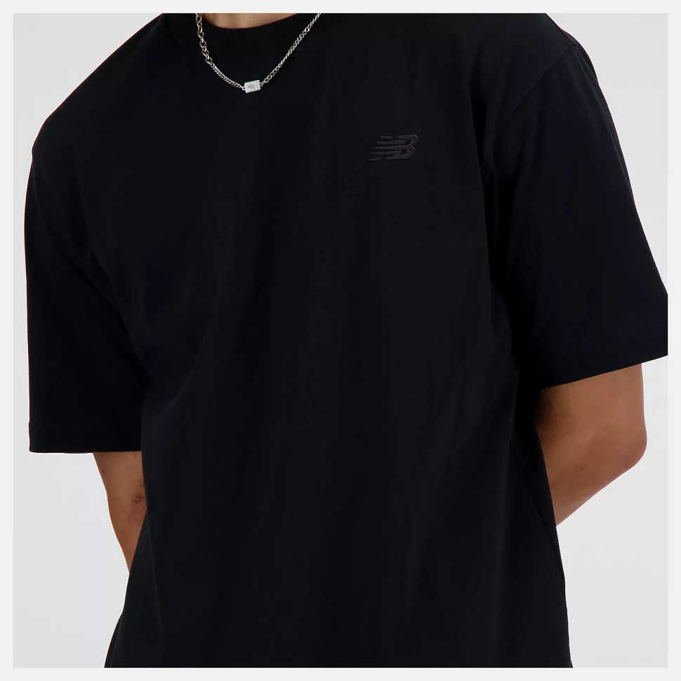 Футболка New Balance Athletics Cotton MT41533BK в Москве в Москве