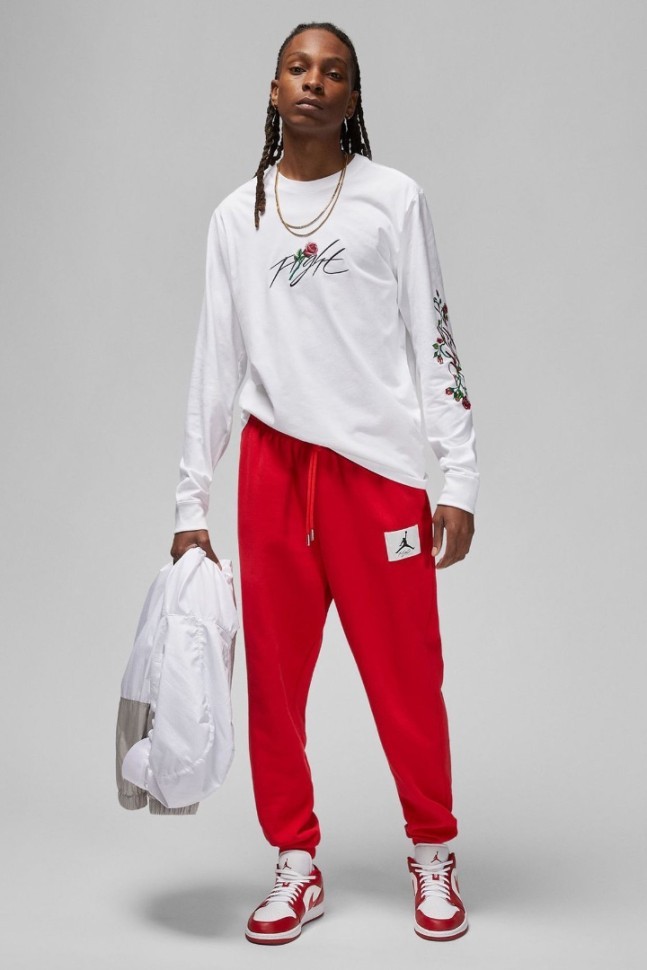 Лонгслив Nike JORDAN FLIGHT ROSE SORRY LONGSLEEVES DQ7387-100 в Москве  в Москве 