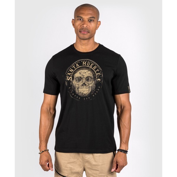 Футболка Venum Santa Muerte Dark Side - T-shirt Black/Brown ven04804-124 в Москве  в Москве 