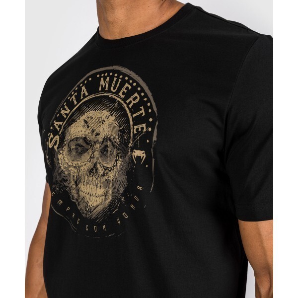 Футболка Venum Santa Muerte Dark Side - T-shirt Black/Brown ven04804-124 в Москве  в Москве 