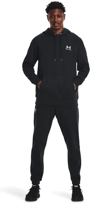 Толстовка Under Armour UA Essential Fleece Hoodie-BLK 1373880-001 в Москве  в Москве 