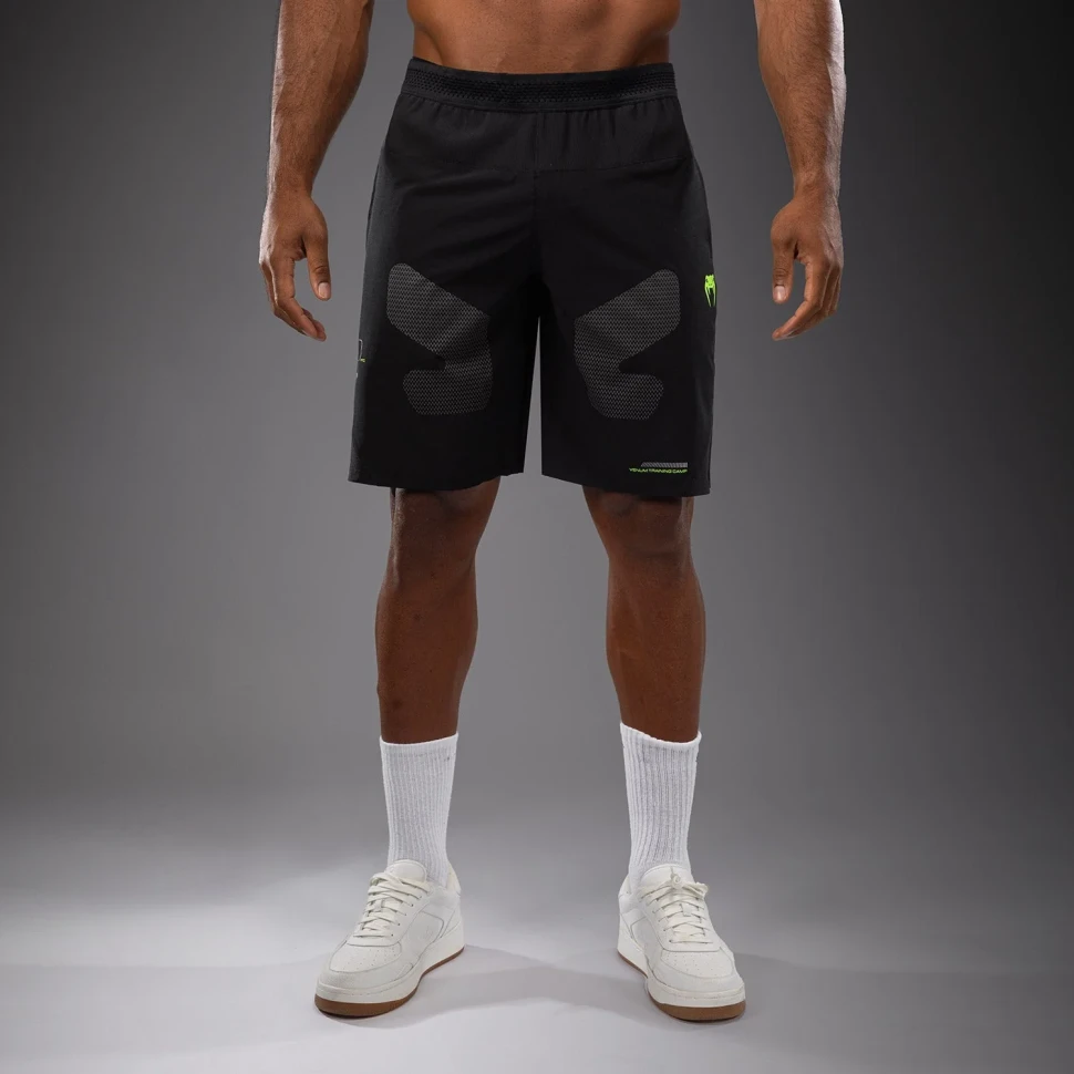 Шорты Venum Training Camp 4.0 Training Short - Black/Neon Green Ven05486-103 в Москве  в Москве 