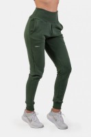 Брюки Nebbia IHigh-Waist Loose Fit Sweatpants “Feeling Good” 409 D.green в Москве  в Москве 