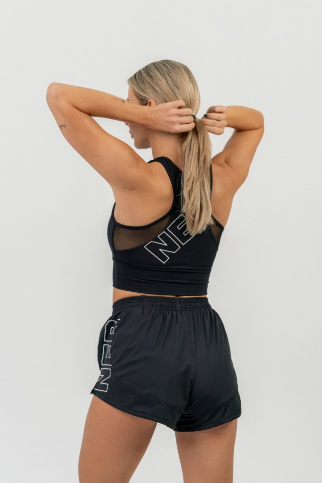 Топ Nebbia 437 activewear Padded sports bra black в Москве  в Москве 