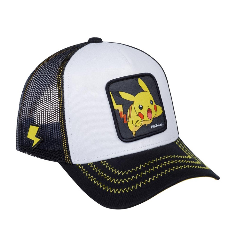 Бейсболка CAPSLAB Junior Pokemon Pikachu CL/PKM2/3/PIK5 (бел-чер) 88-226-48-00 в Москве в Москве
