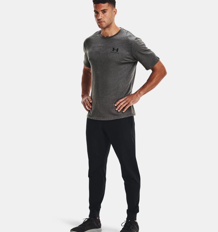 Футболка Under Armour UA Live Tee Charcoal Medium Heather /  / Black 1326799-019 в Москве  в Москве 