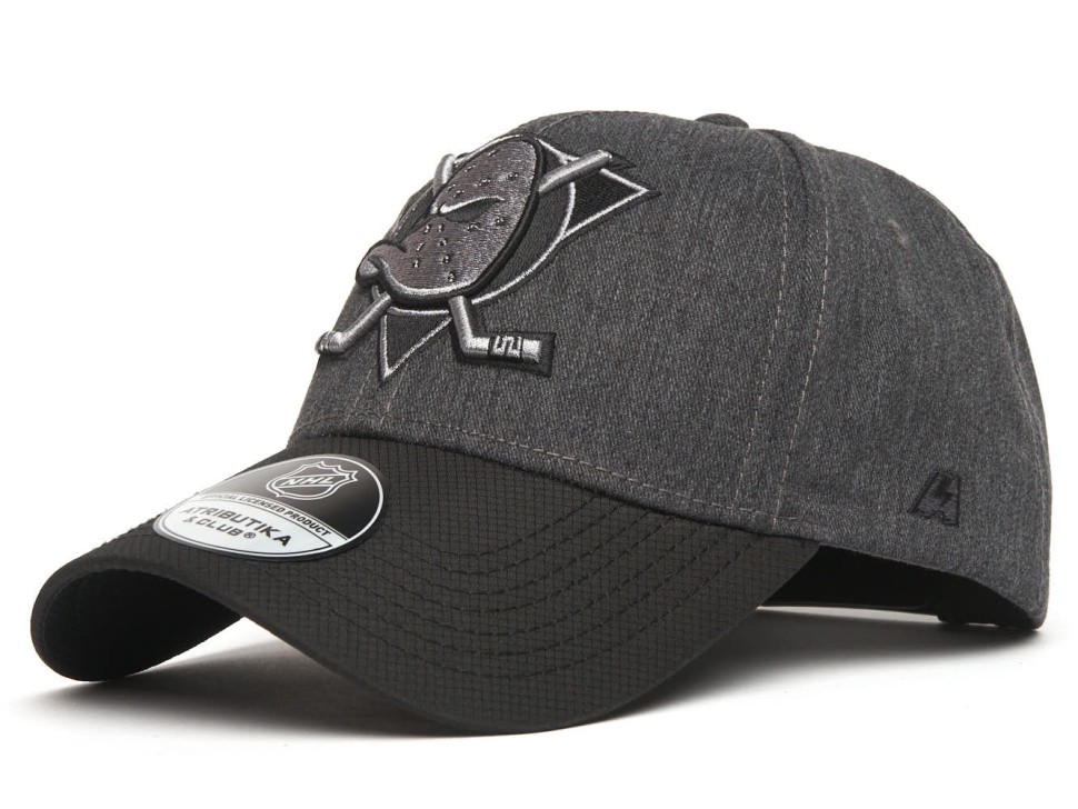 Бейсболка ATRIBUTIKA & CLUB Anaheim Ducks, серо-черн. 31545 в Москве  в Москве 