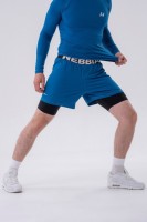Шорты Nebbia Men Double-Layer Shorts with Smart Pockets 318 Blue в Москве  в Москве 