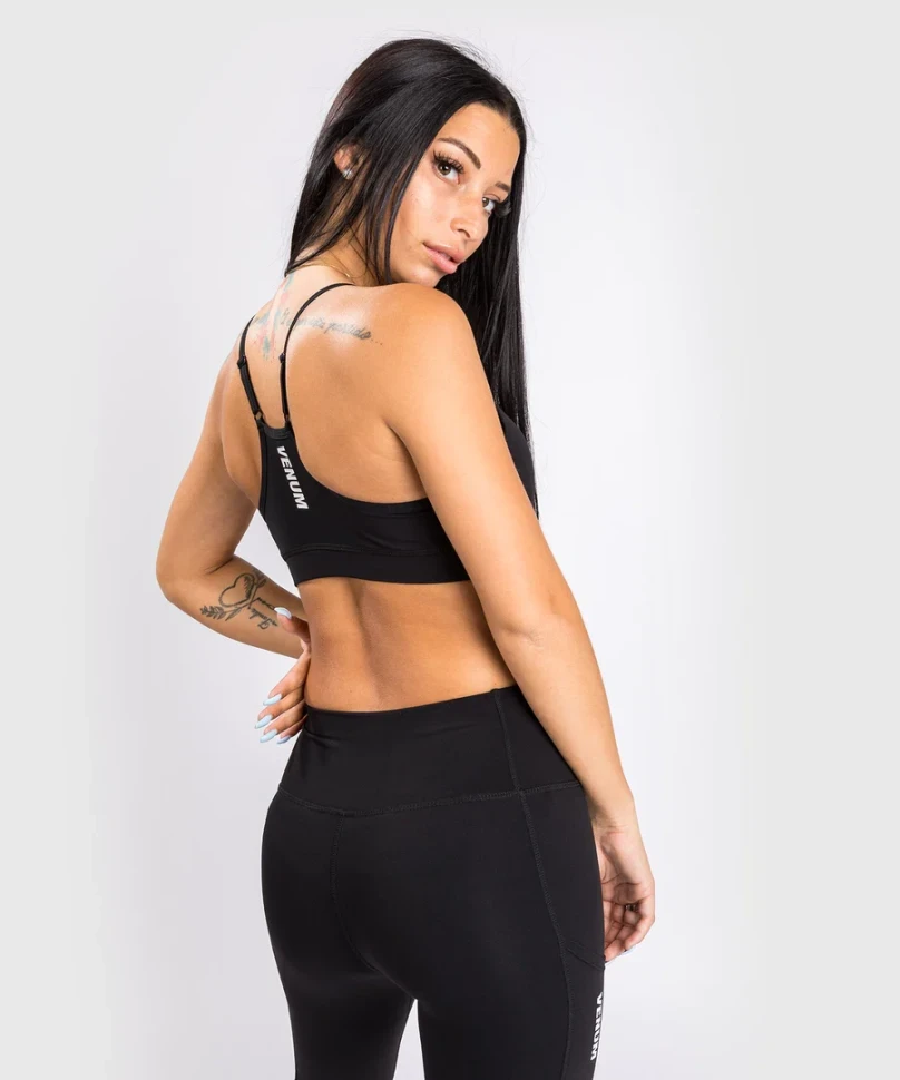 Бра Venum Essential Low Impact Sports Bra - Black ven04658-001 в Москве  в Москве 