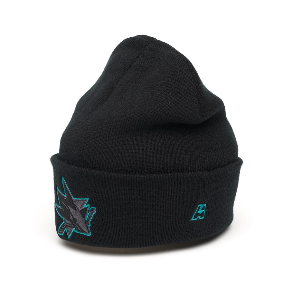 Шапка ATRIBUTIKA & CLUB San Jose Sharks, черн. 59209 в Москве  в Москве 