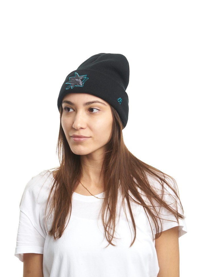 Шапка ATRIBUTIKA & CLUB San Jose Sharks, черн. 59209 в Москве  в Москве 