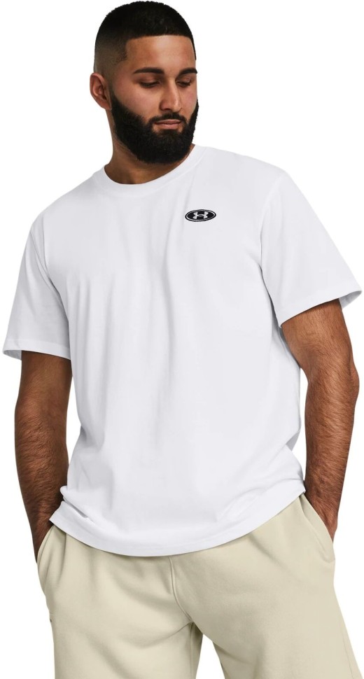 Футболка Under Armour UA HW LC PATCH SS 1382902-100 в Москве в Москве