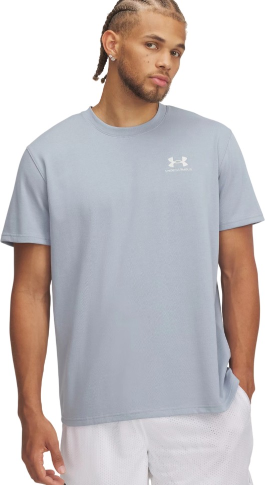 Футболка Under Armour UA M LOGO EMB HEAVYWEIGHT SS 1373997-465 в Москве в Москве