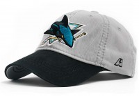 Бейсболка ATRIBUTIKA & CLUB San Jose Sharks, серо-черн. 29066