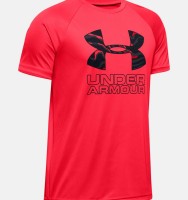 Футболка Under Armour TECH HYBRID PRINT FILL LOGO TEE 1354000-628 в Москве  в Москве 