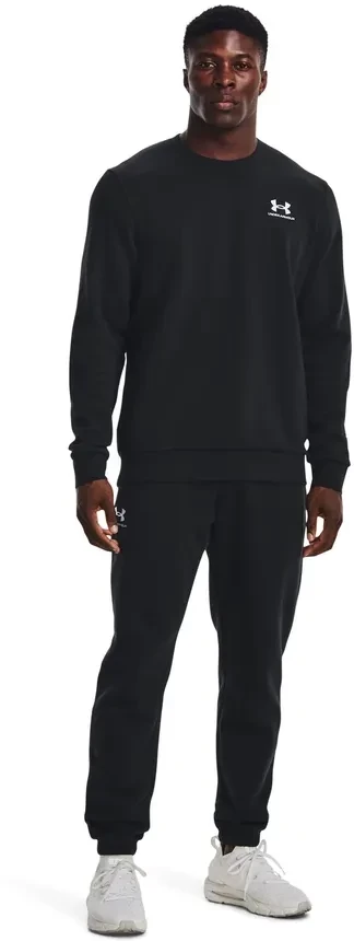 Джемпер Under Armour UA Essential Fleece Crew-BLK 1374250-001 в Москве  в Москве 