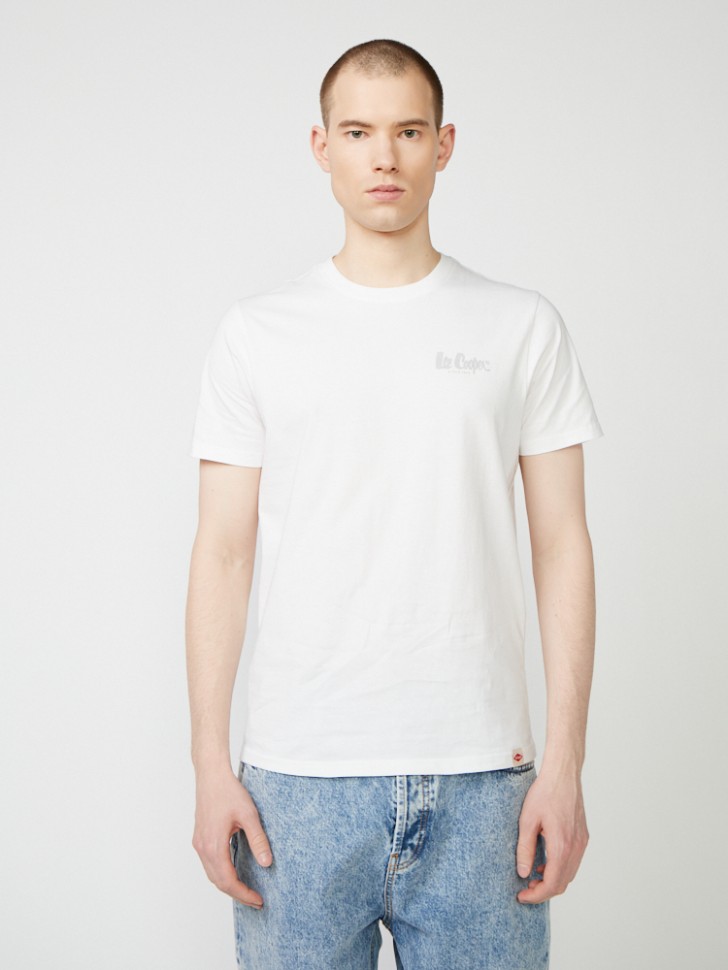 Футболки Lee Cooper MT2A122251BSLC2/WHT в Москве  в Москве 