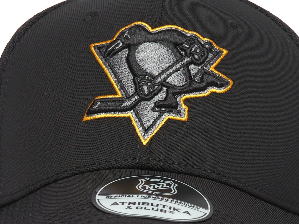 Бейсболка ATRIBUTIKA & CLUB Pittsburgh Penguins, черн. 31721 в Москве  в Москве 