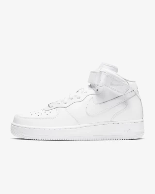 Кроссовки Nike Air Force 1 Mid Triple White DD9625-100