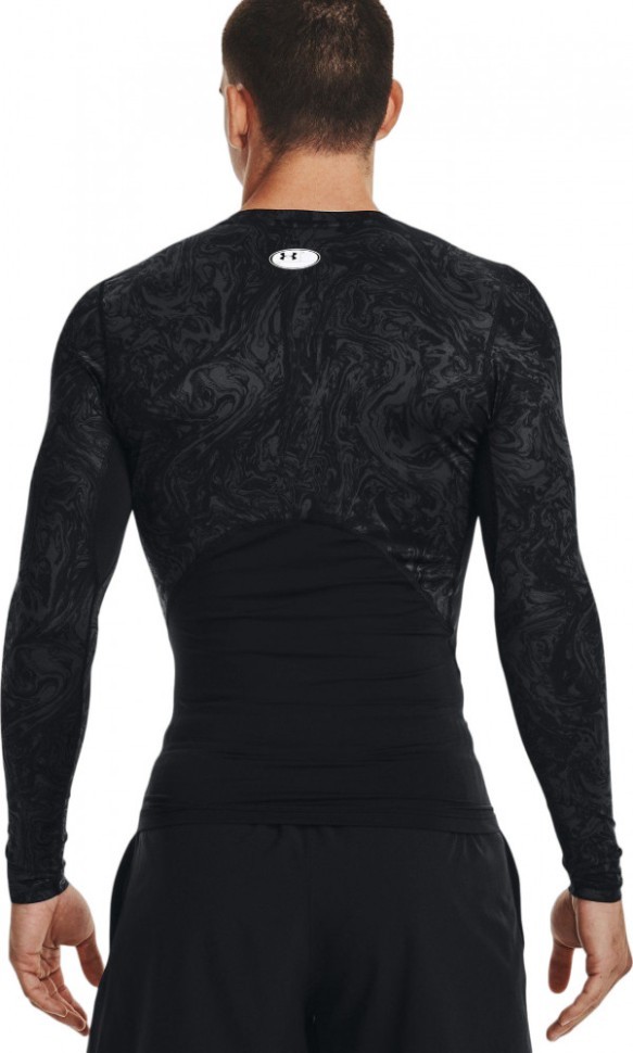 Футболка Under Armour с длинным рукавом UA HG Armour Comp Print LS 1370325-001 в Москве  в Москве 