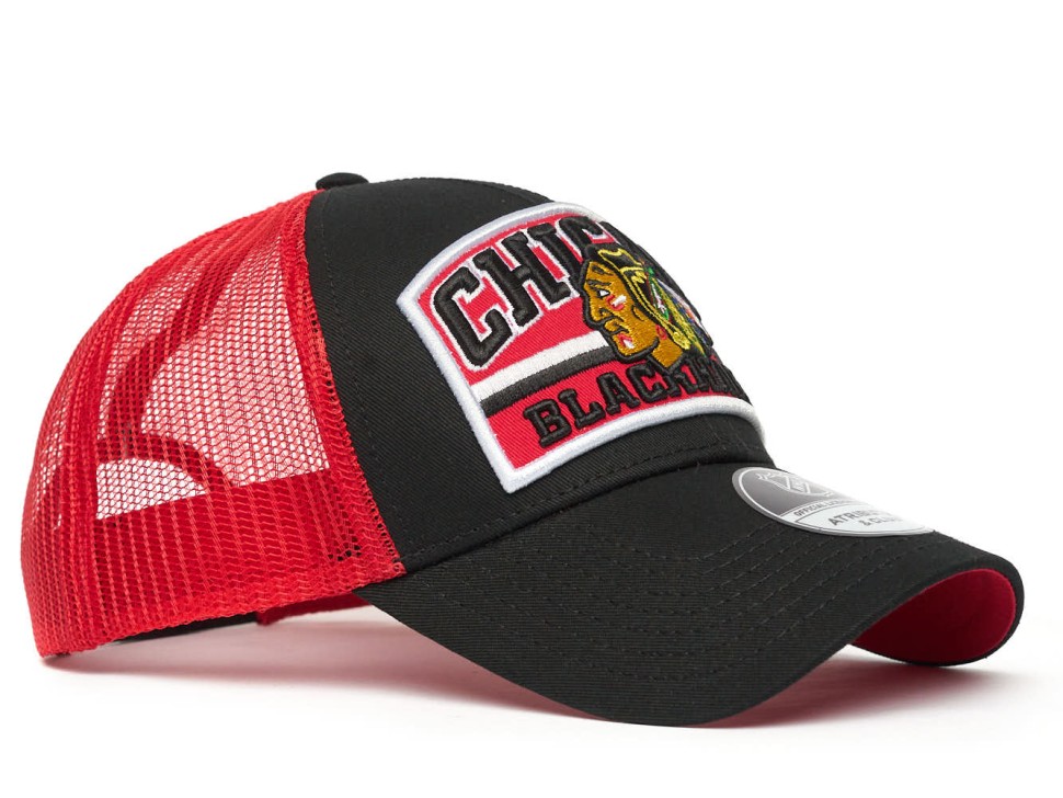 Бейсболка ATRIBUTIKA & CLUB Chicago Blackhawks, черн.-красн. 31728 в Москве  в Москве 