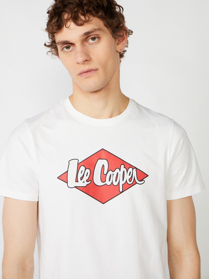 Футболки Lee Cooper MT2A122252BSLC1/WHT в Москве  в Москве 