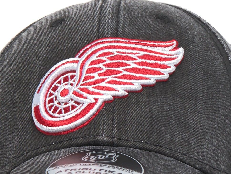 Бейсболка ATRIBUTIKA & CLUB Detroit Red Wings, черн. 31767 в Москве  в Москве 