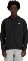 Толстовка New Balance Stacked Logo French Terry Full Zip Hoo MJ41501BK в Москве в Москве