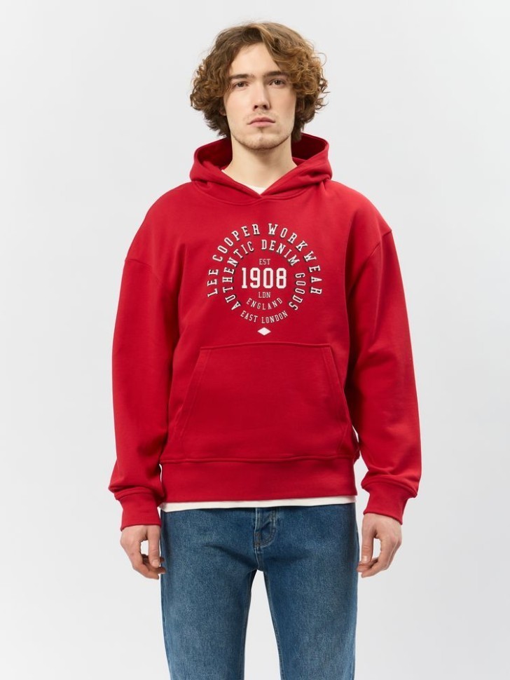 Толстовка Lee Cooper LC-HD-048MSS/RD в Москве  в Москве 