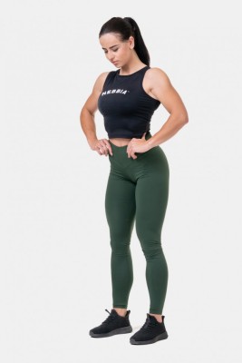 Лосины Nebbia Classic HERO High Waist Leggings 570 dark green